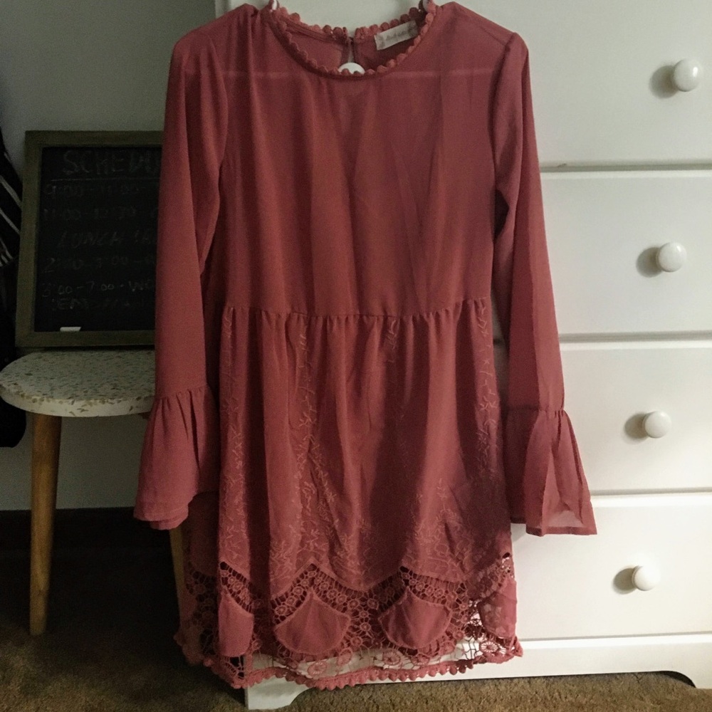 Altar’d State Lace Trim Dress